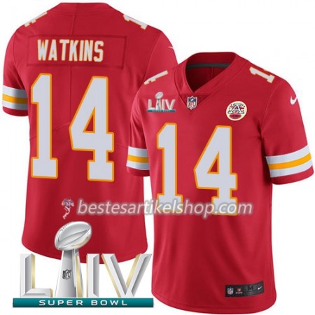Herren Kansas City Chiefs Trikot Sammy Watkins 14 Nike Röd 2020 Super Bowl LIV